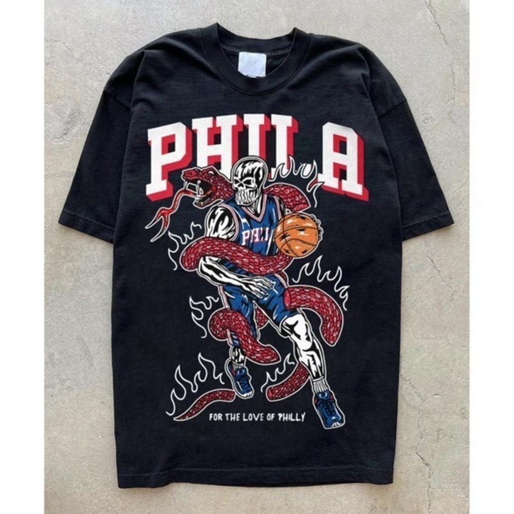 Warren Lotas For The Love Of Philly Philadelphia 76Ers Tshirt Nba Shirt